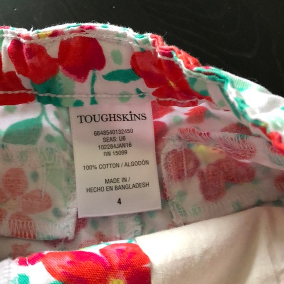 Floral denim shorts - Picture 2 of 3